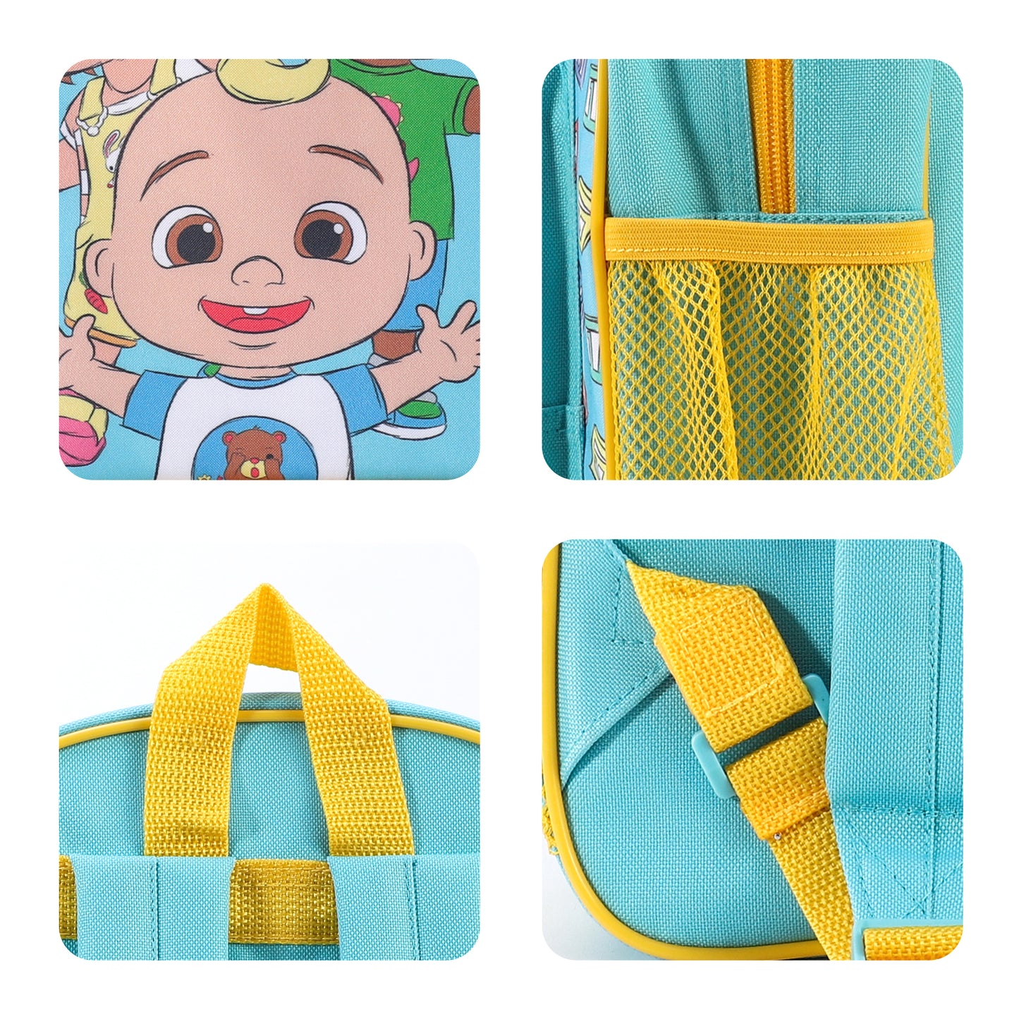 Cocomelon Kids Childrens Premium Backpack School Rucksack Travel Bag, Multicolour