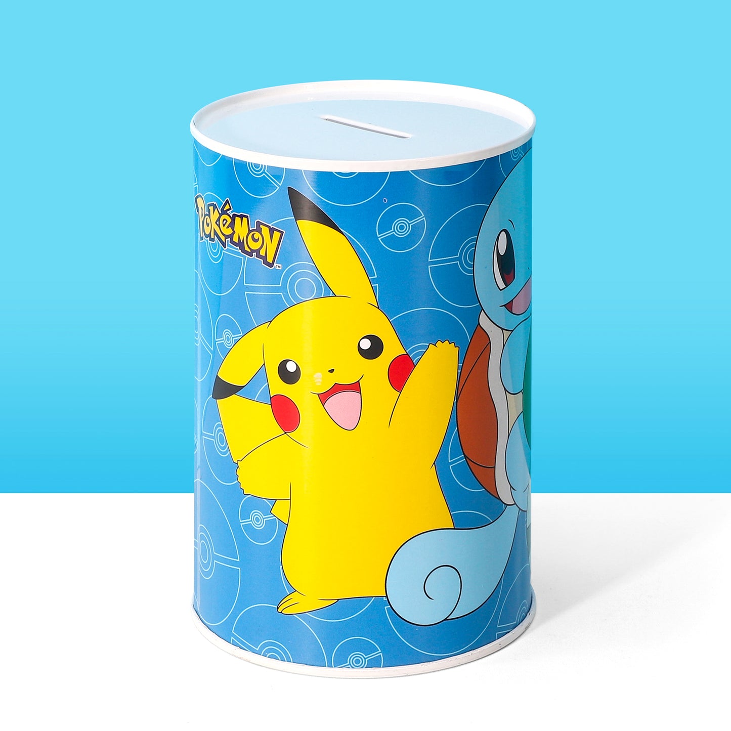 PoKéMoN Kids Money Piggy Bank Coin Saving Cash Tin Metal Box Boys Girls Multicolour