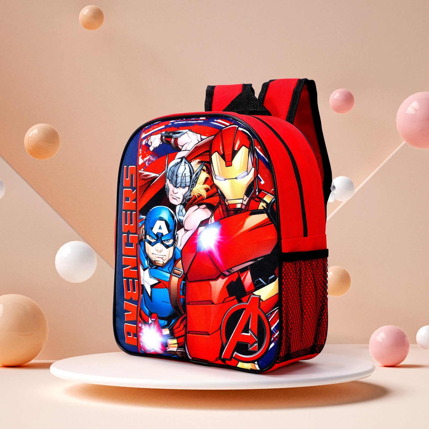 Avengers Kids Childrens Premium Backpack School Rucksack Travel Bag Boys Girls with side mesh pocket