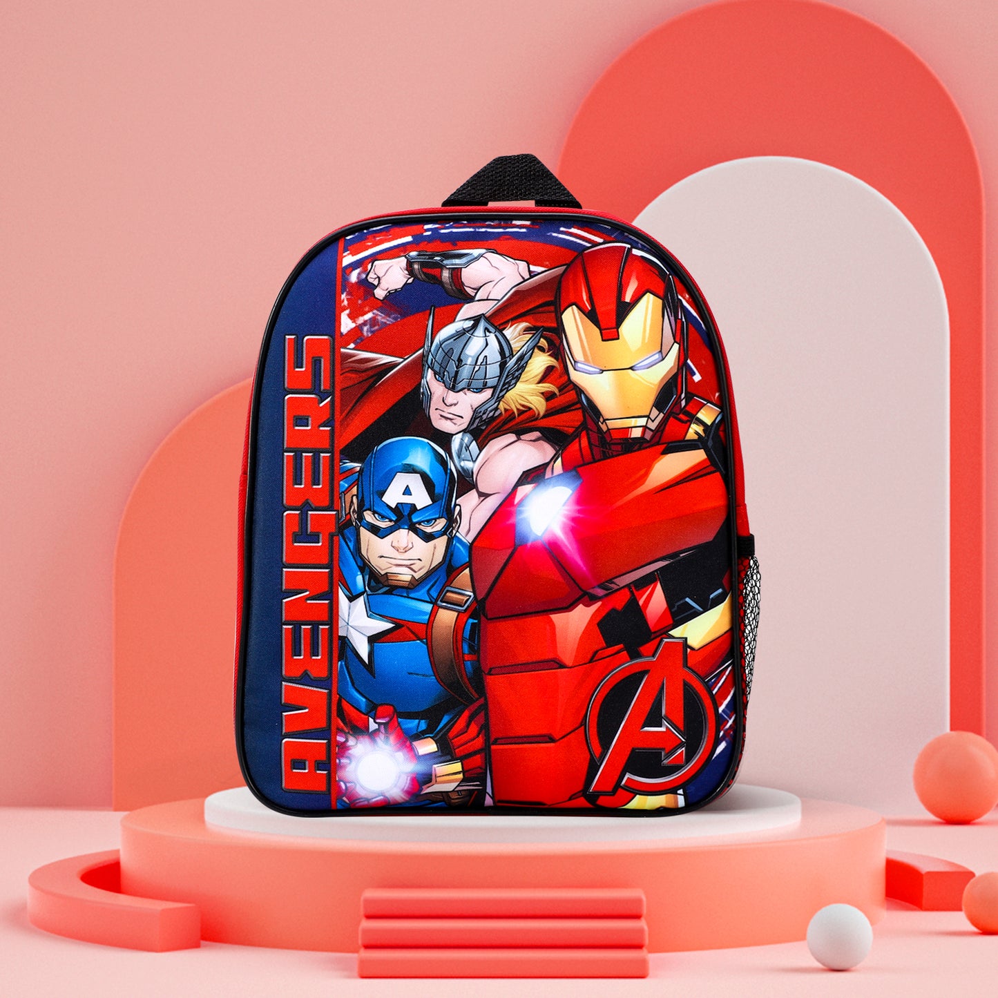 Avengers Kids Childrens Premium Backpack School Rucksack Travel Bag Boys Girls with side mesh pocket