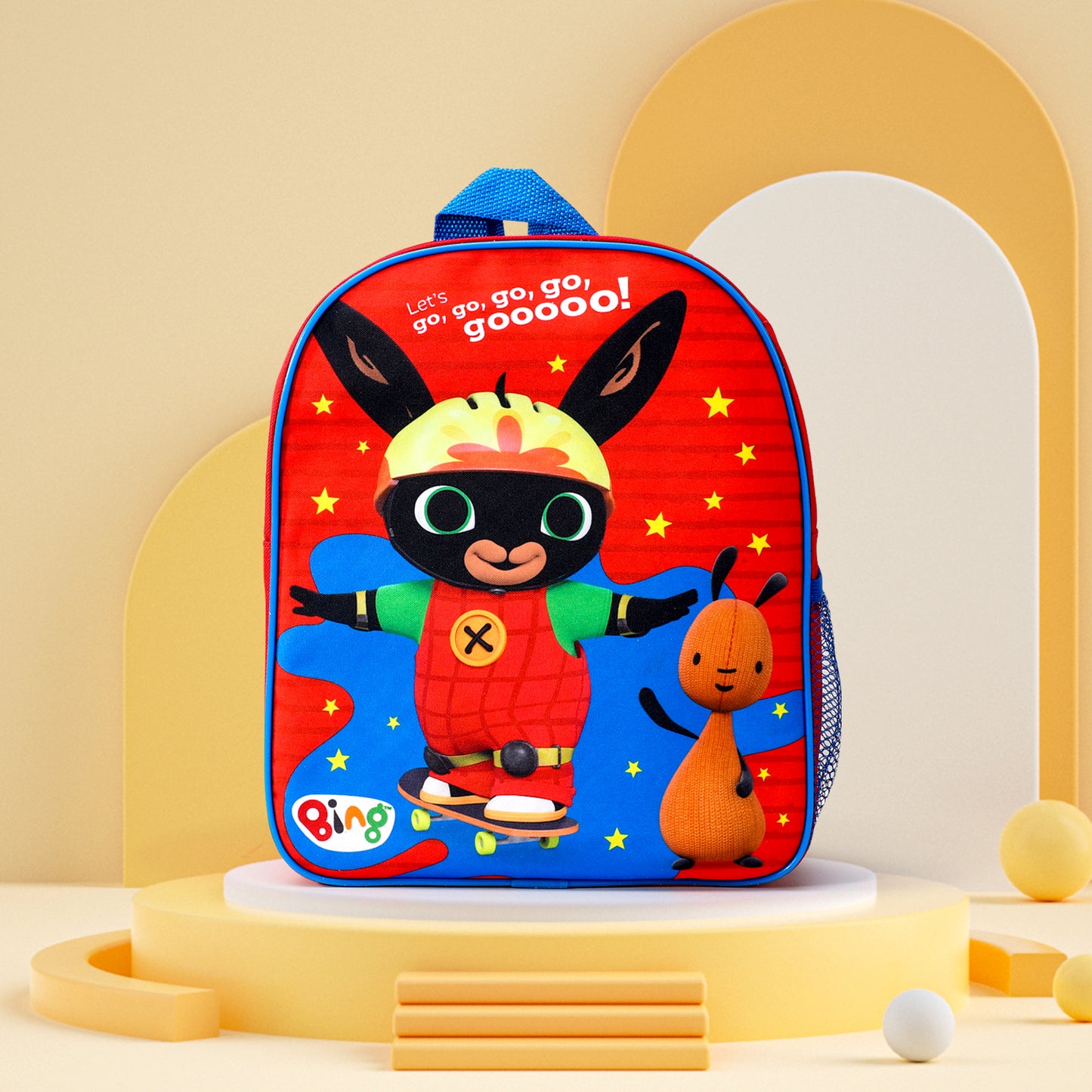 Bing Kids Childrens Premium Backpack School Rucksack Travel Bag Boys Girls with side mesh pocket