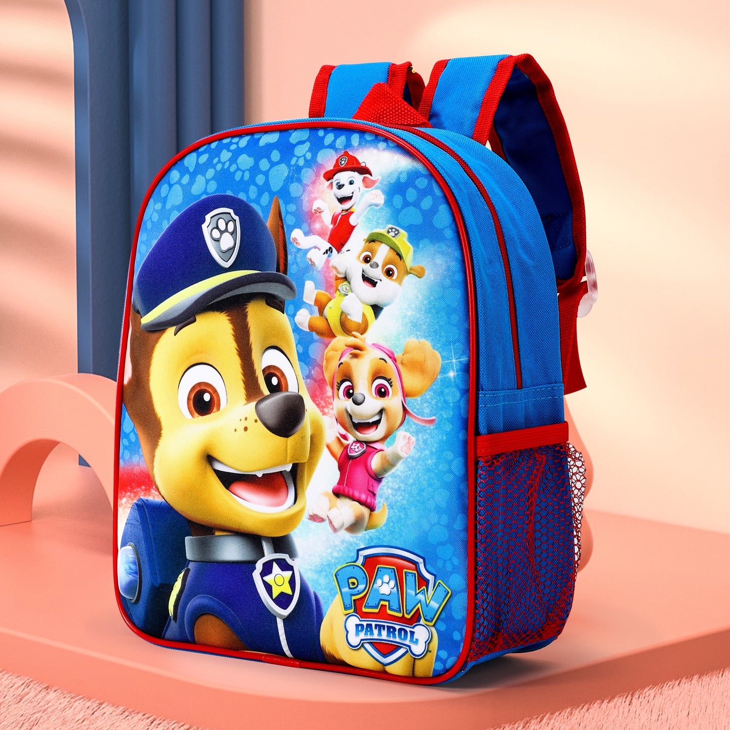 Paw Patrol Kids Childrens Backpack School Rucksack Travel Bag Boys Girls with side mesh pocket Boys Girls