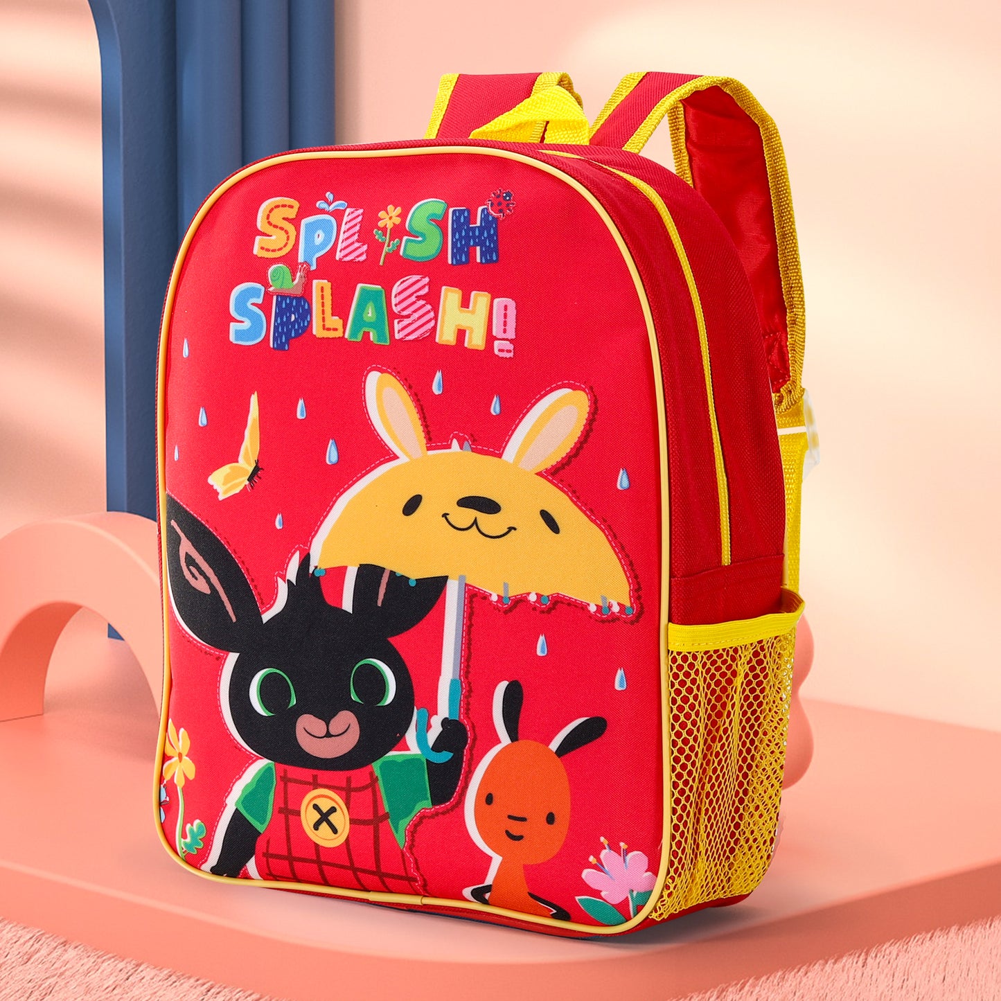 Bing Kids Childrens Backpack School Rucksack Travel Bag Boys Girls with side mesh pocket Boys Girls