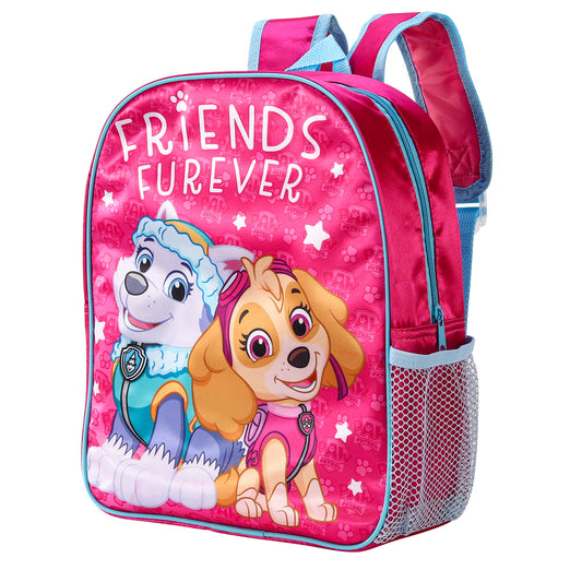 Paw Patrol Girl Skye Kids Childrens Backpack School Rucksack Travel Bag with side mesh pocket