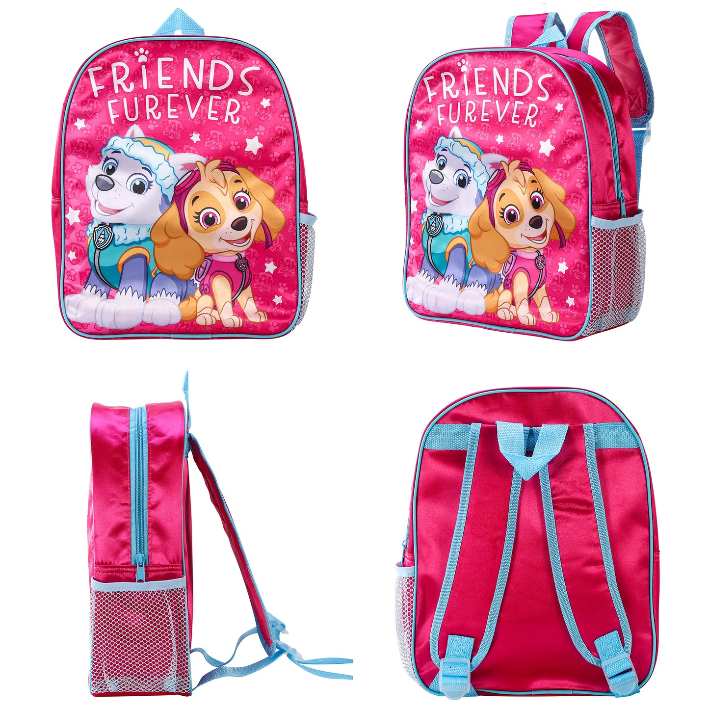 Paw Patrol Girl Skye Kids Childrens Backpack School Rucksack Travel Bag with side mesh pocket