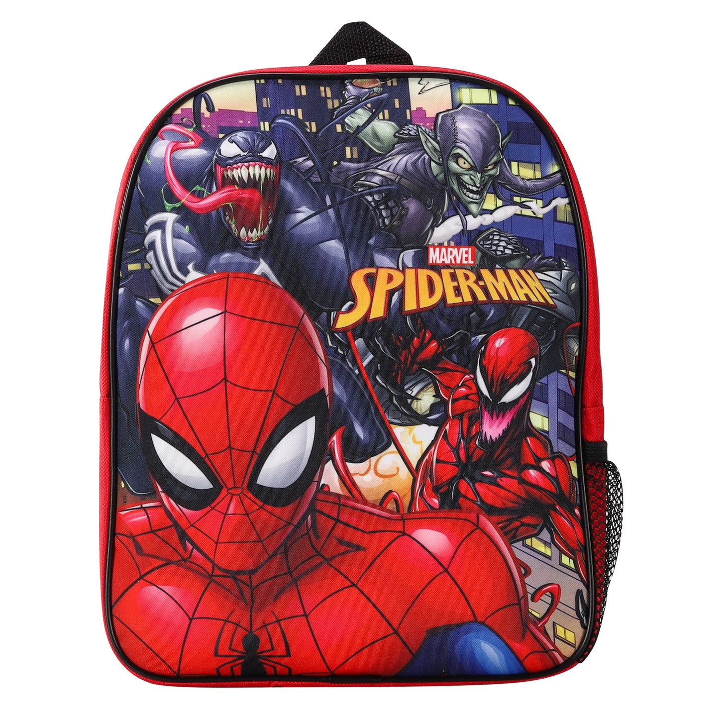Marvel Spiderman Kids Childrens Backpack School Rucksack Travel Bag Boys Girls with side mesh pocket Boys Girls
