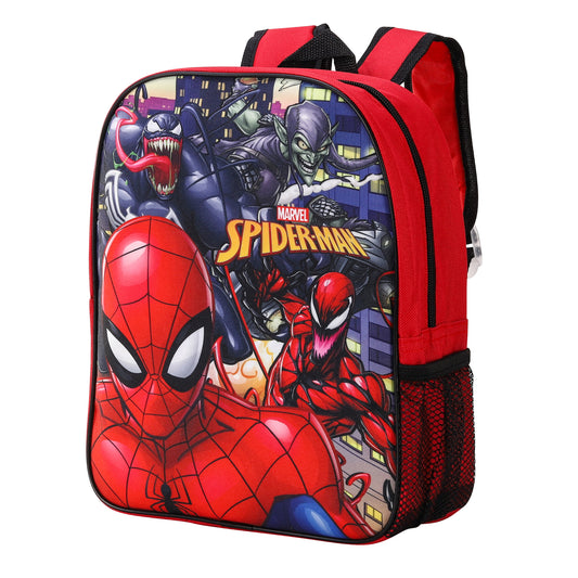 Marvel Spiderman Kids Childrens Backpack School Rucksack Travel Bag Boys Girls with side mesh pocket Boys Girls