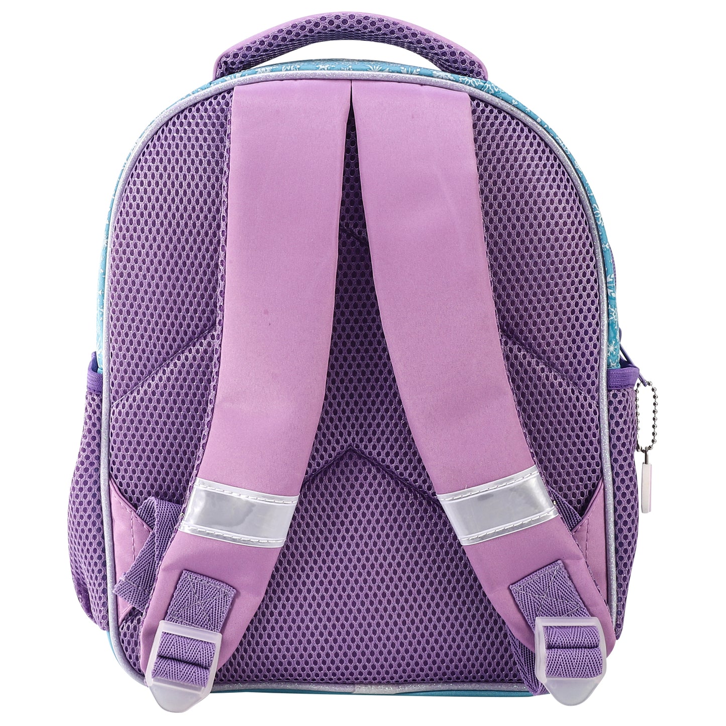 Frozen Kids Childrens Premium Backpack School Rucksack Travel Bag with side mesh pockets and front zipped pocket, Multicolour