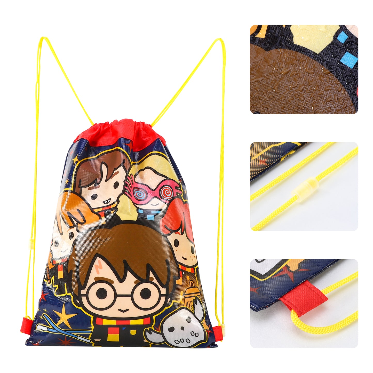 Harry Potter Kids Drawstring PE Swimming Football Sports Travel Gym School Bag Lightweight Multicolour