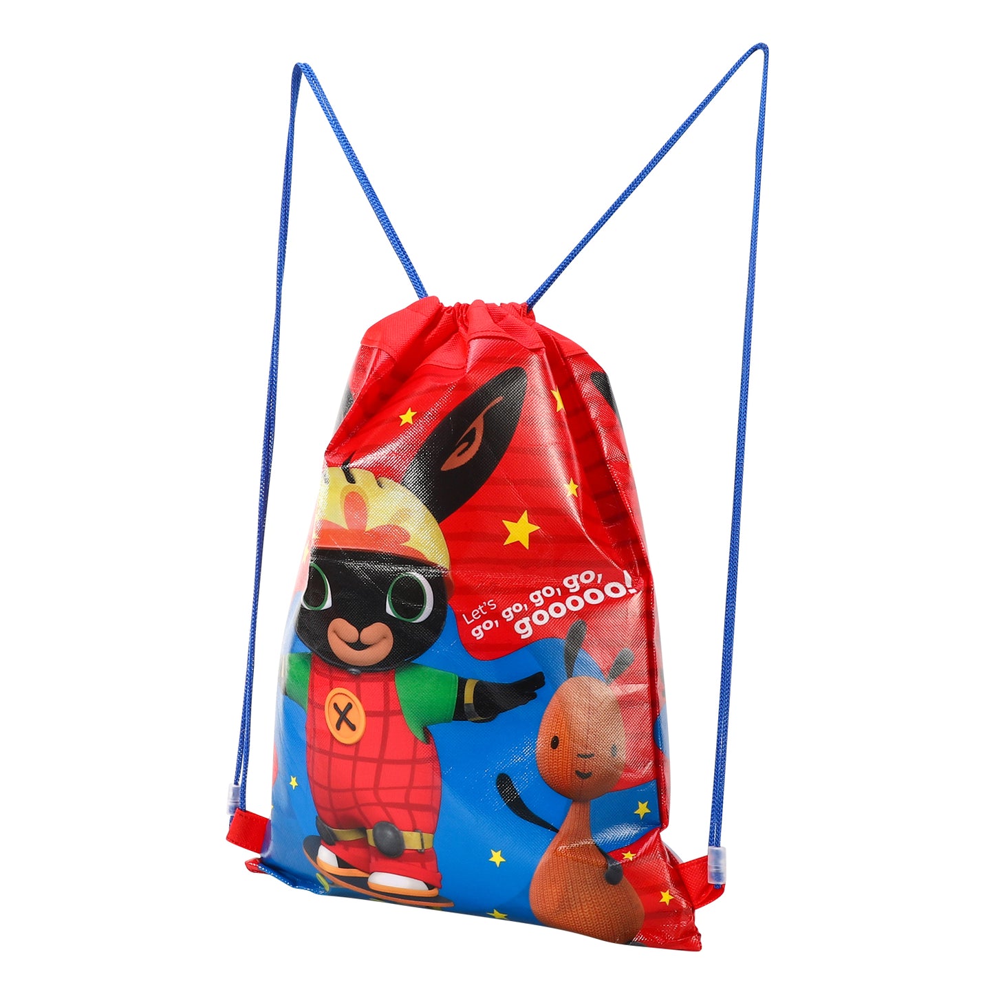 Bing Kids Drawstring PE Swimming Football Sports Travel Gym School Bag Lightweight Multicolour