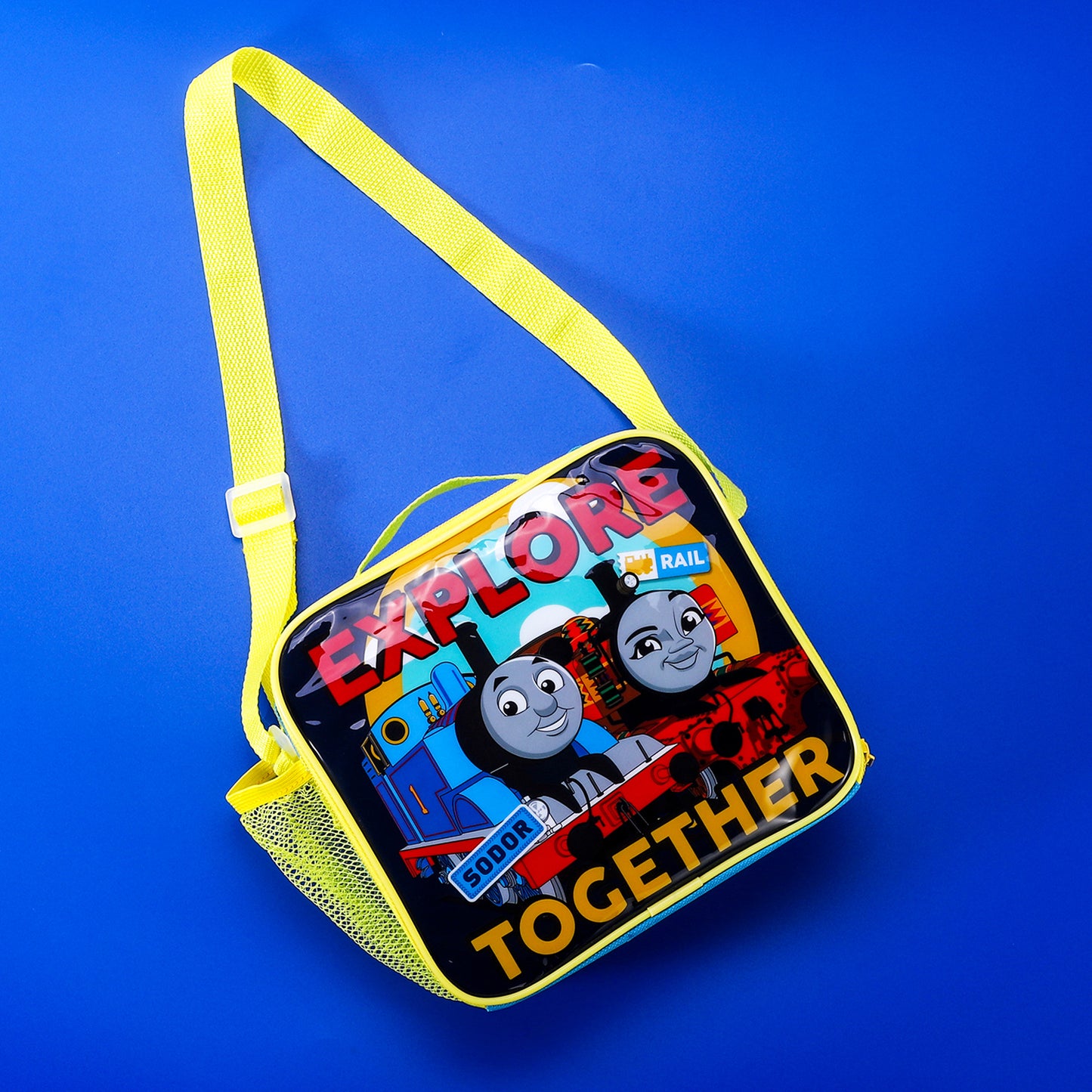 Thomas the Tank Engine Rectangular Insulated Lunch Box Bag for Boys and Girls, Perfect Size for Packing Hot or Cold Snacks for School and Travel, BPA Free
