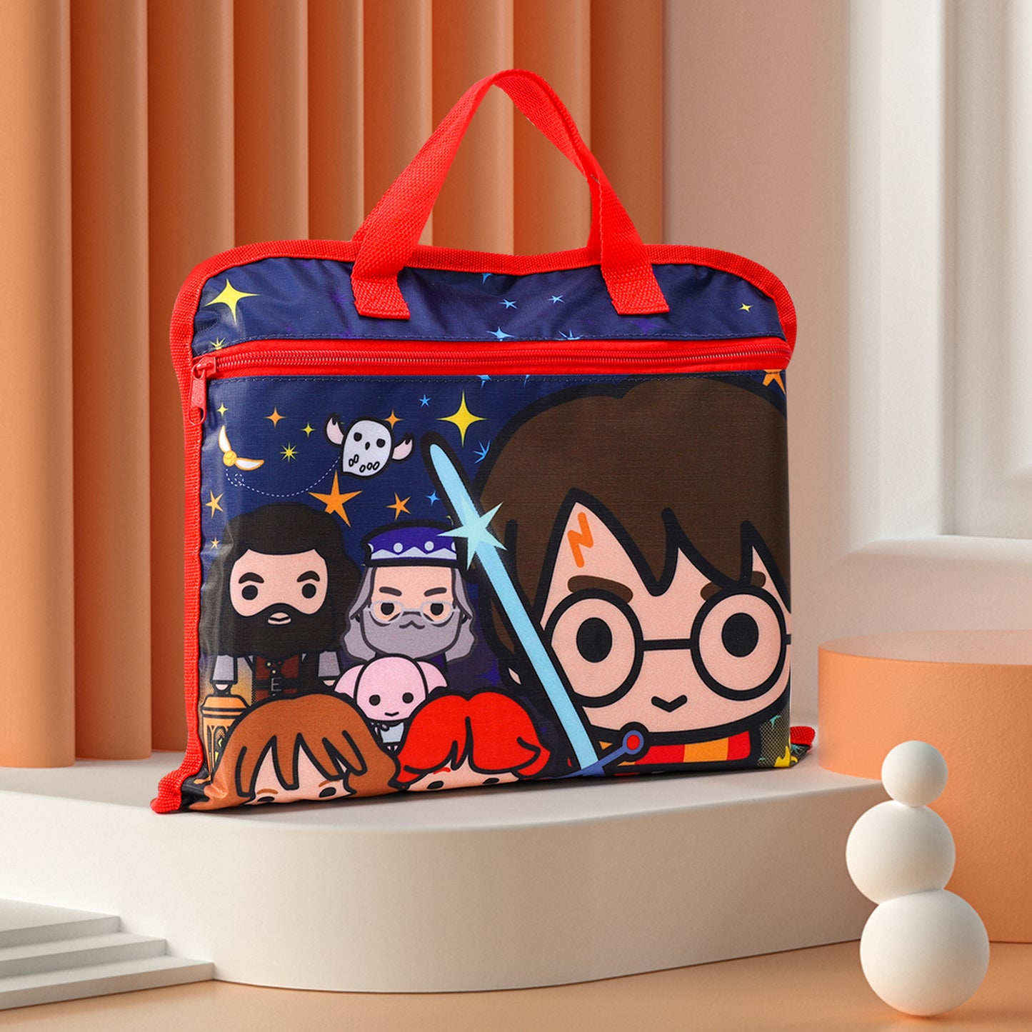 Harry Potter Kids Childrens Zipped School Book Bag Primary Reading Bag Boys Girls