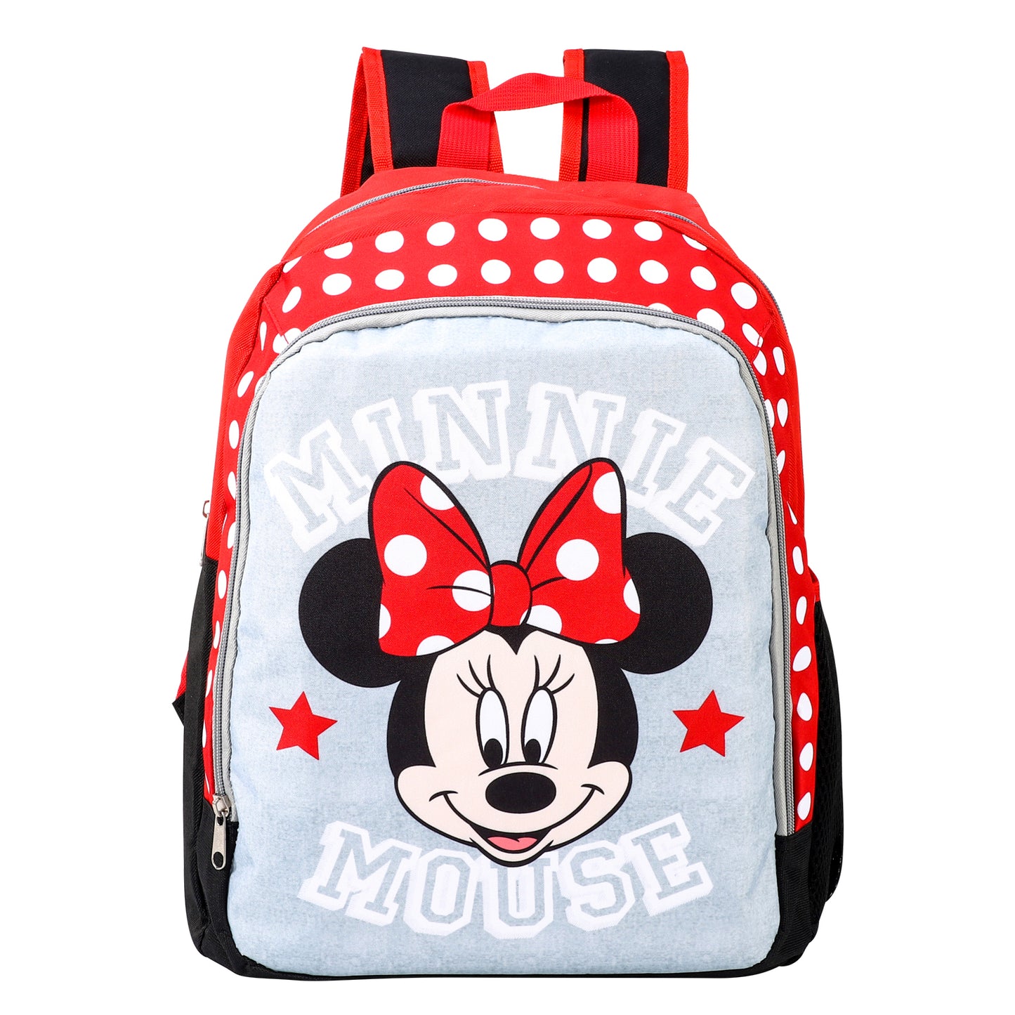 Unisex Kid's Minnie Mouse Backpack Primary School Adaptable to Cart, Ergonomic Back and Adjustable Handles Material, Multicoloured, Normalh pocket Boys Girls