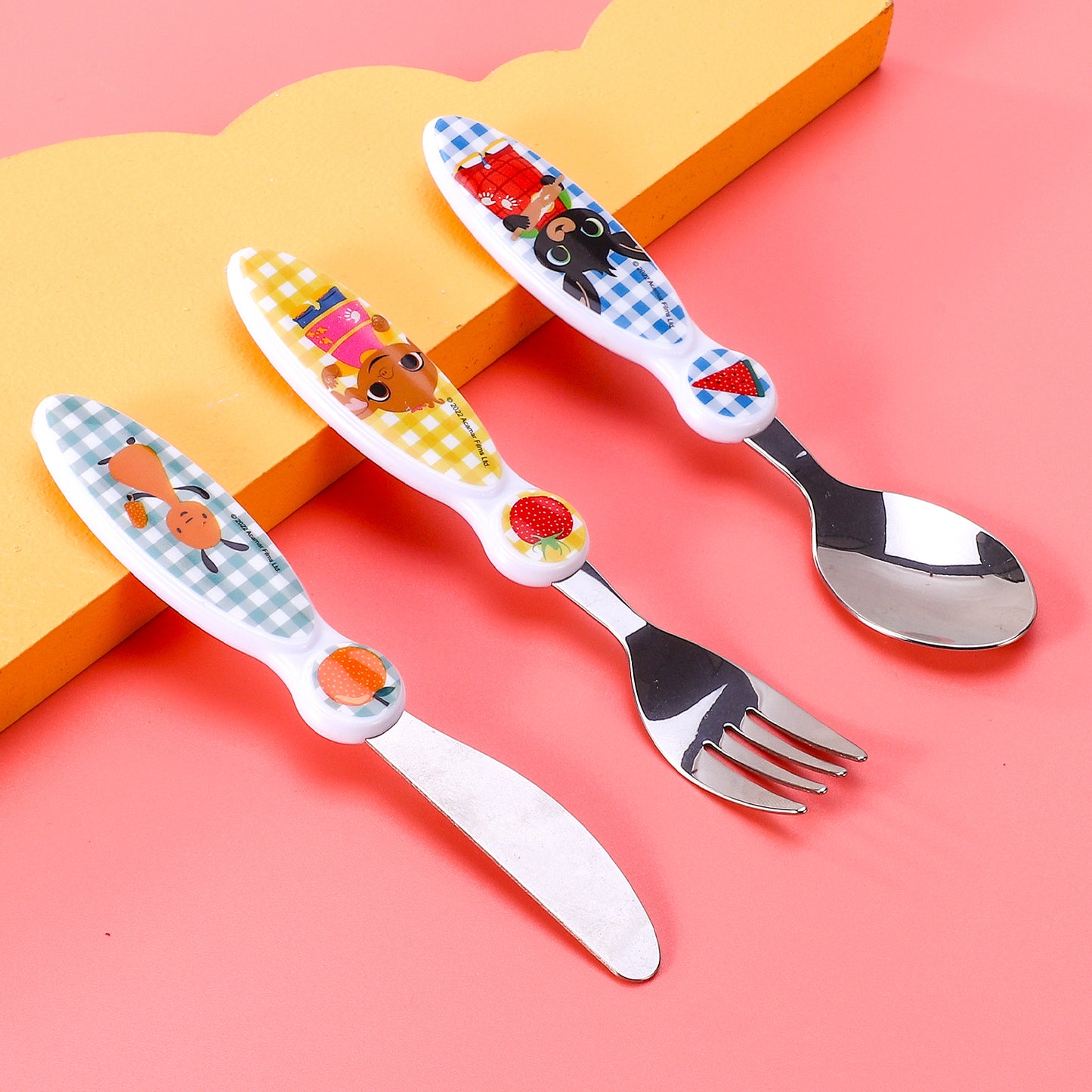 Bing Children's Kids 3pcs Cutlery Set - Knife/Fork/Spoon