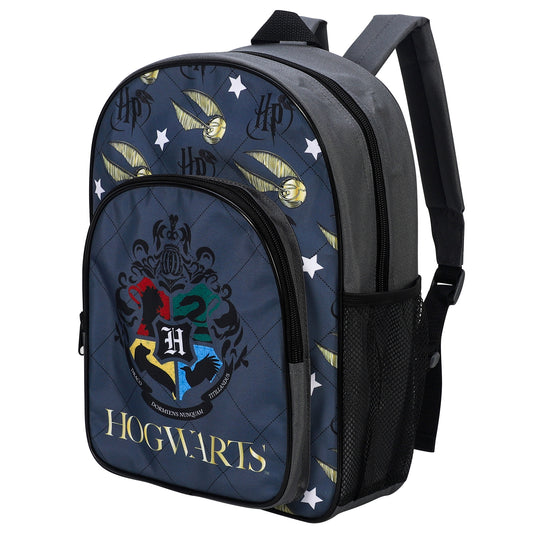 Harry Potter Hogwarts Kids Childrens Premium Backpack School Rucksack Travel Bag, Multicolour