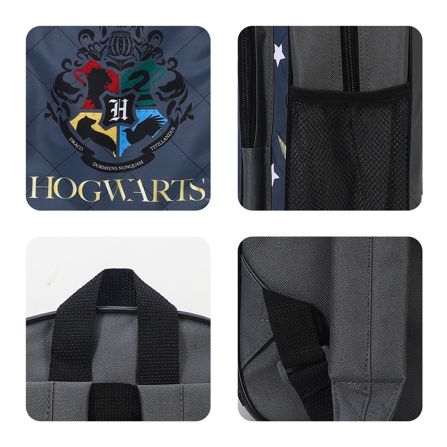 Harry Potter Hogwarts Kids Childrens Premium Backpack School Rucksack Travel Bag, Multicolour