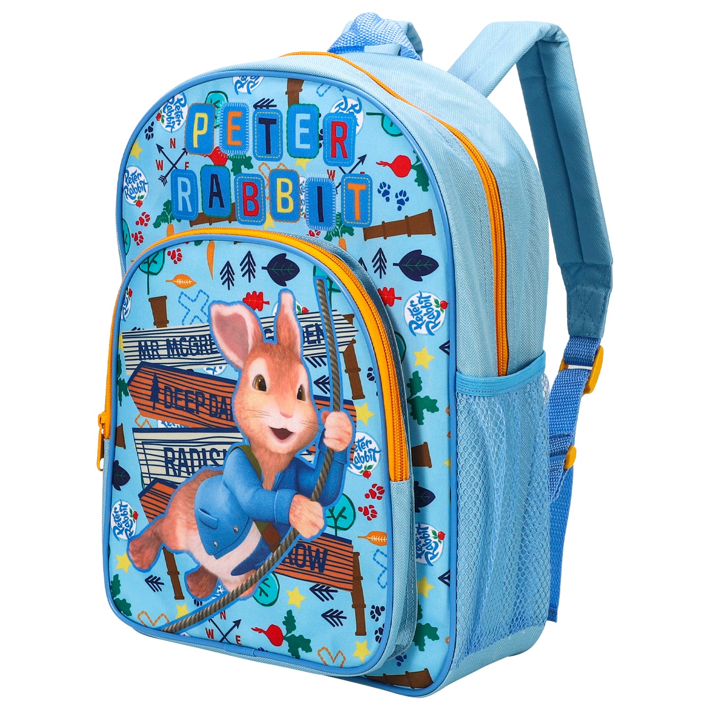 Peter Rabbit Kids Childrens Premium Backpack School Rucksack Travel Bag, Multicolour