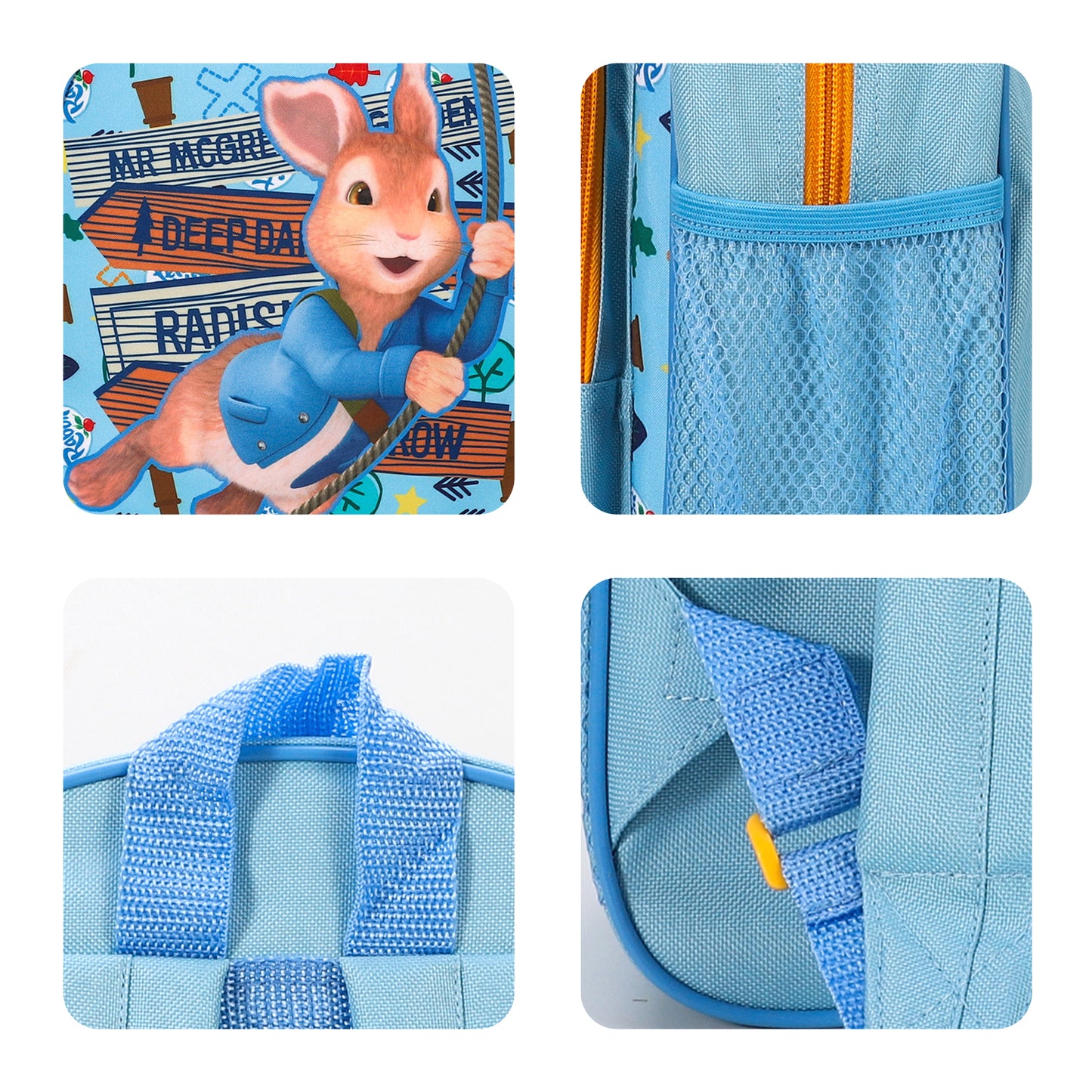 Peter Rabbit Kids Childrens Premium Backpack School Rucksack Travel Bag, Multicolour