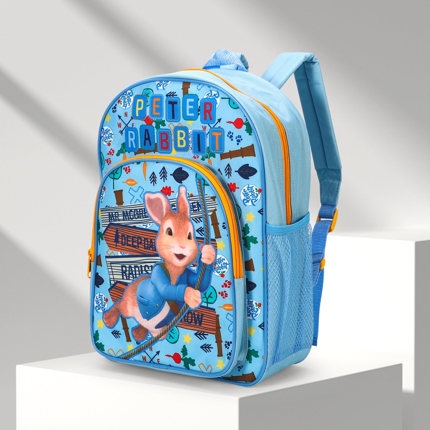 Peter Rabbit Kids Childrens Premium Backpack School Rucksack Travel Bag, Multicolour