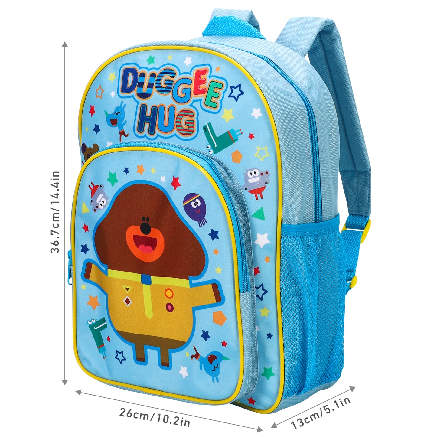 Hey Duggee Kids Childrens Premium Backpack School Rucksack Travel Bag, Multicolour