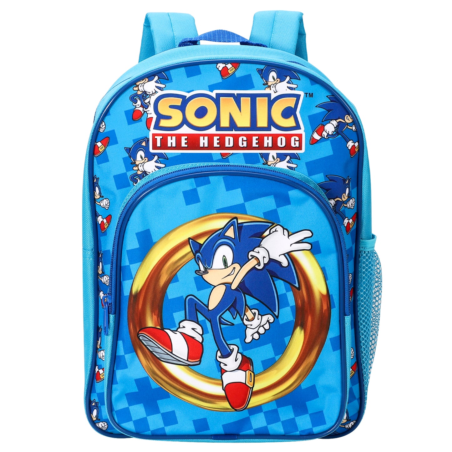 Sonic the Hedgehog Kids Childrens Premium Backpack School Rucksack Travel Bag, Multicolour