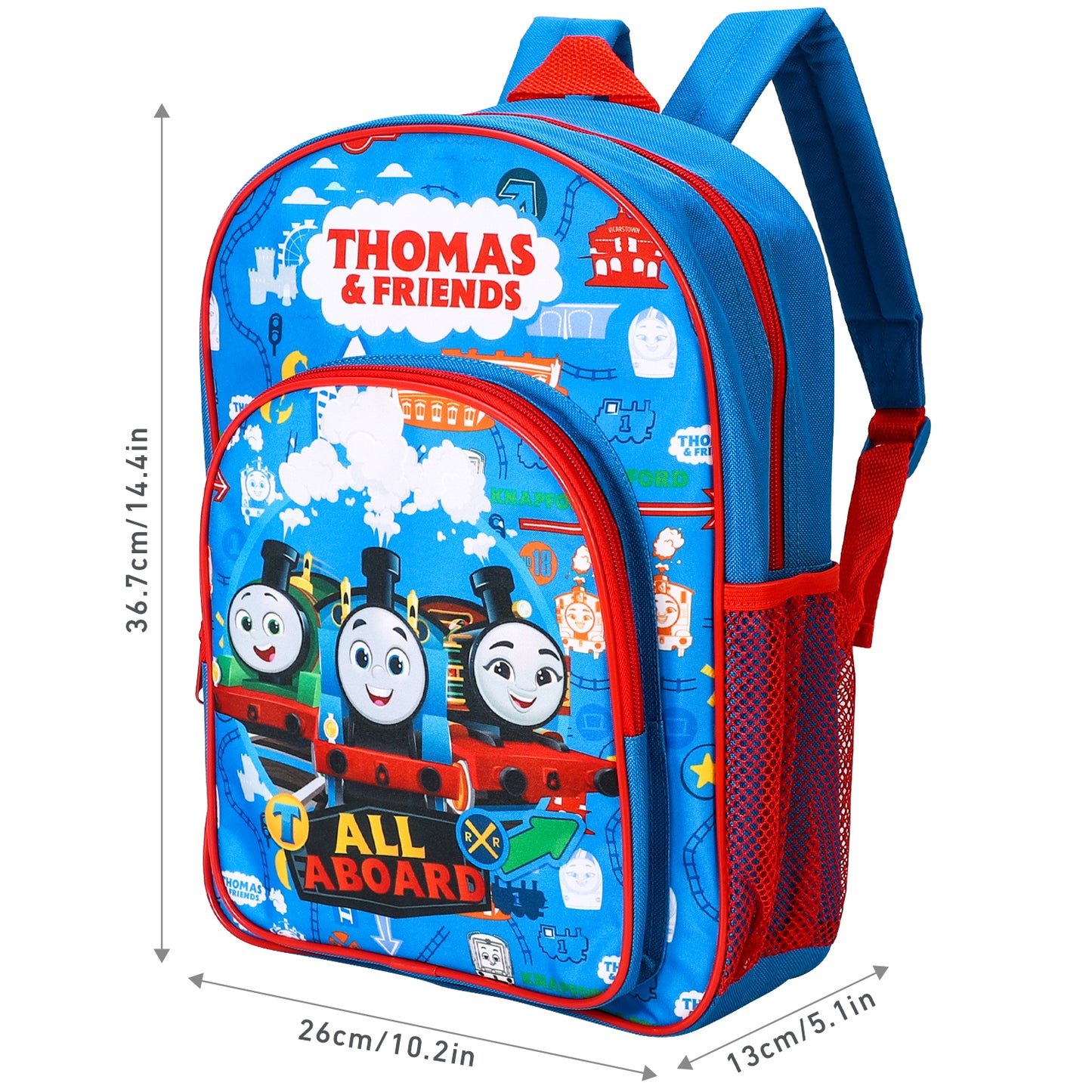 Thomas the Tank Engine Kids Childrens Premium Backpack School Rucksack Travel Bag, Multicolour