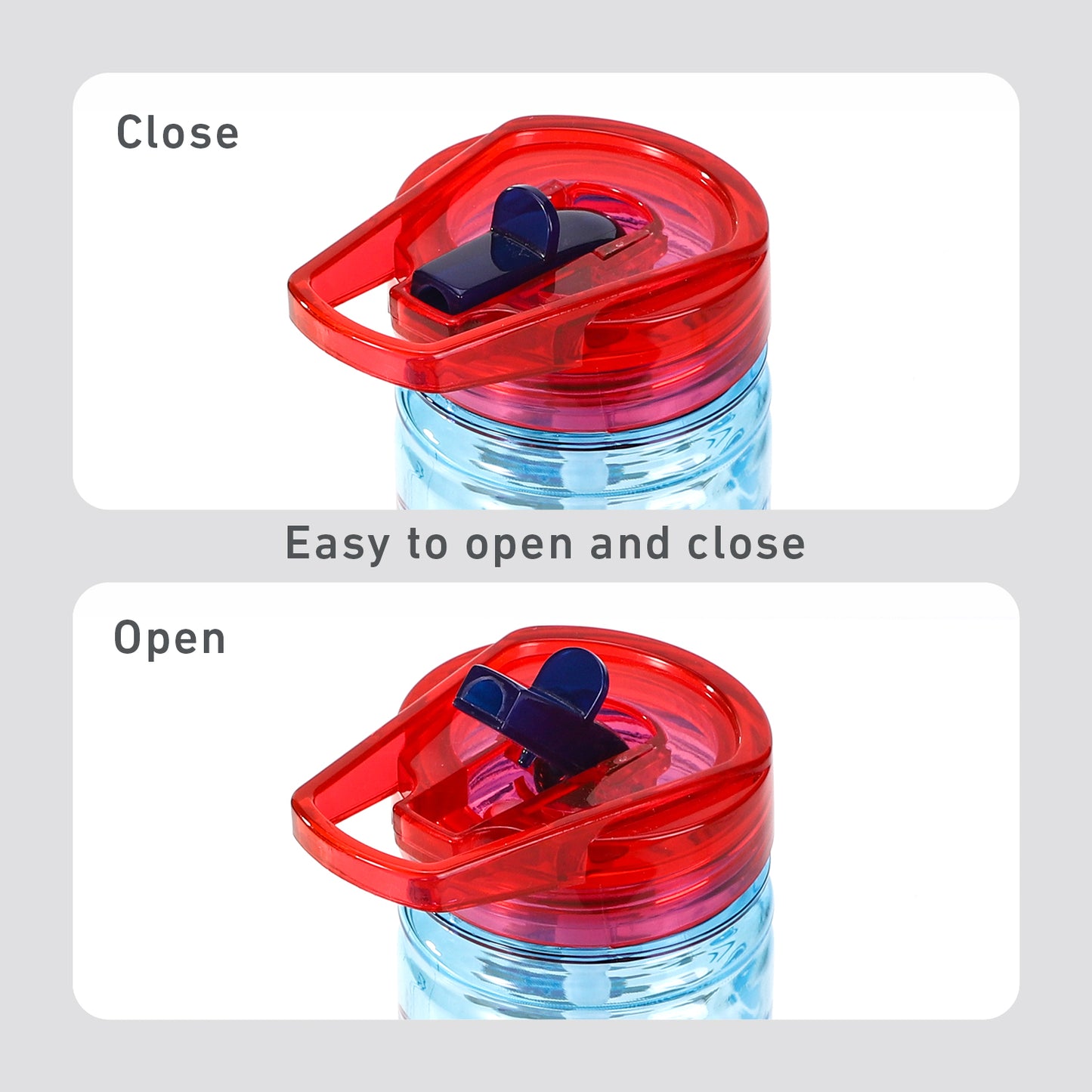 Fireman Sam 580ml Water Bottle for Kids, School Drinks Bottle Made of Durable Ecozen BPA Free