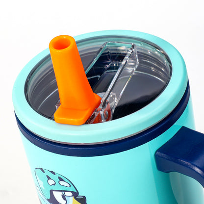 Bluey 640mL Double Walled Vacuum Insulated Tumbler with Straw & Handle