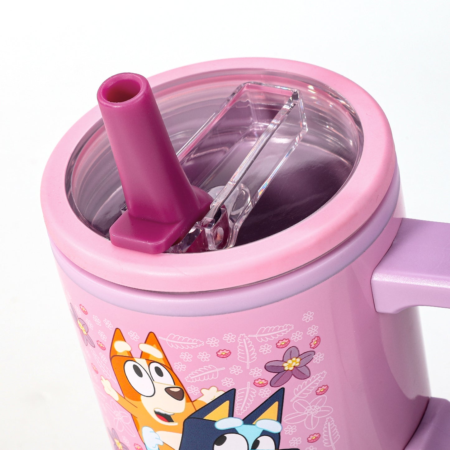 Bluey 640mL Double Walled Vacuum Insulated Tumbler with Straw & Handle