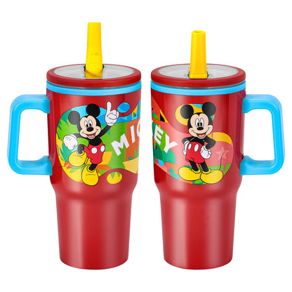 Mickey 640mL Double Walled Vacuum Insulated Tumbler with Straw & Handle