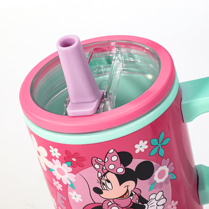 Minnie 640mL Double Walled Vacuum Insulated Tumbler with Straw & Handle