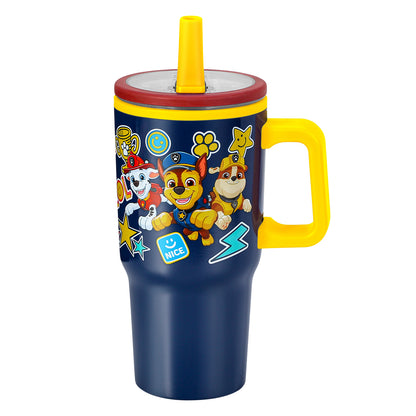 Paw Patrol Boy 640mL Double Walled Vacuum Insulated Tumbler with Straw & Handle