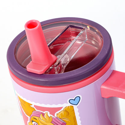 Paw Patrol Girl 640mL Double Walled Vacuum Insulated Tumbler with Straw & Handle