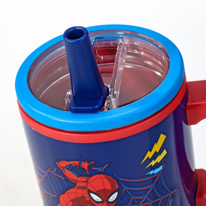 Spiderman 640mL Double Walled Vacuum Insulated Tumbler with Straw & Handle