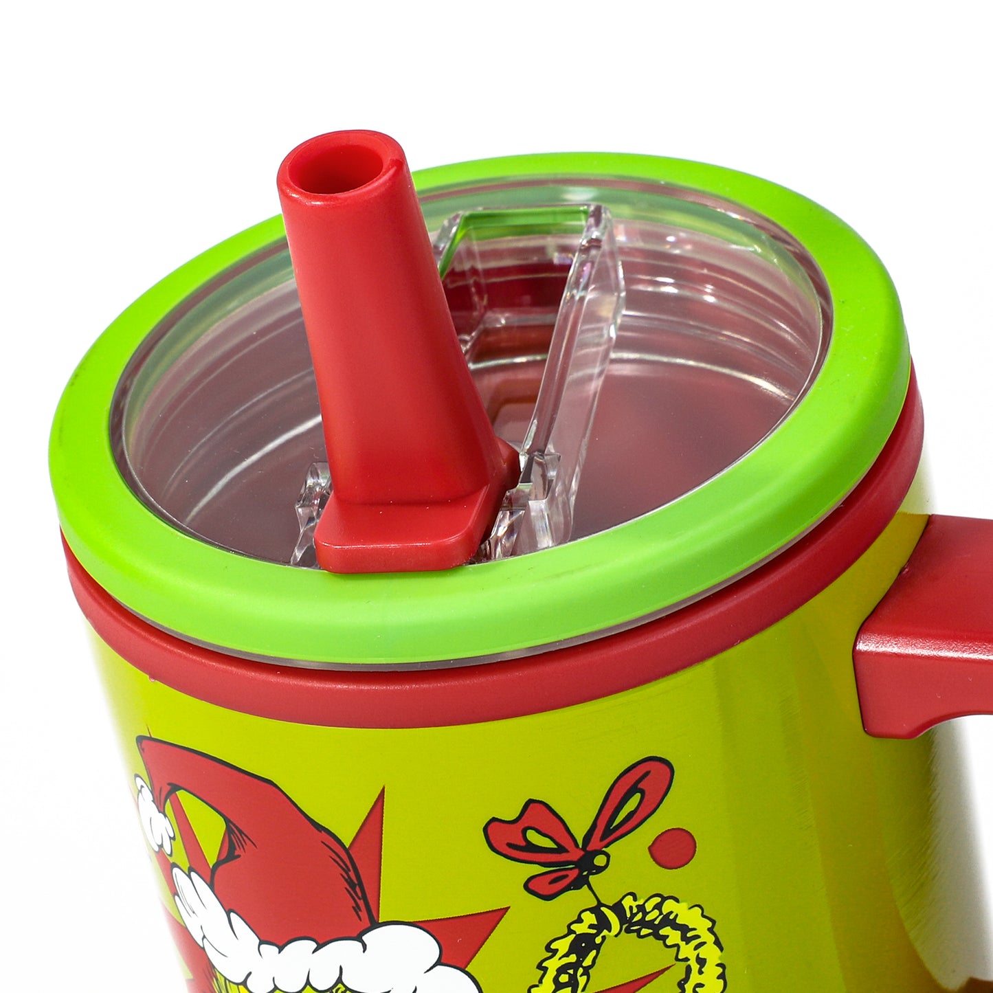 The Grinch 640mL Double Walled Vacuum Insulated Tumbler with Straw & Handle