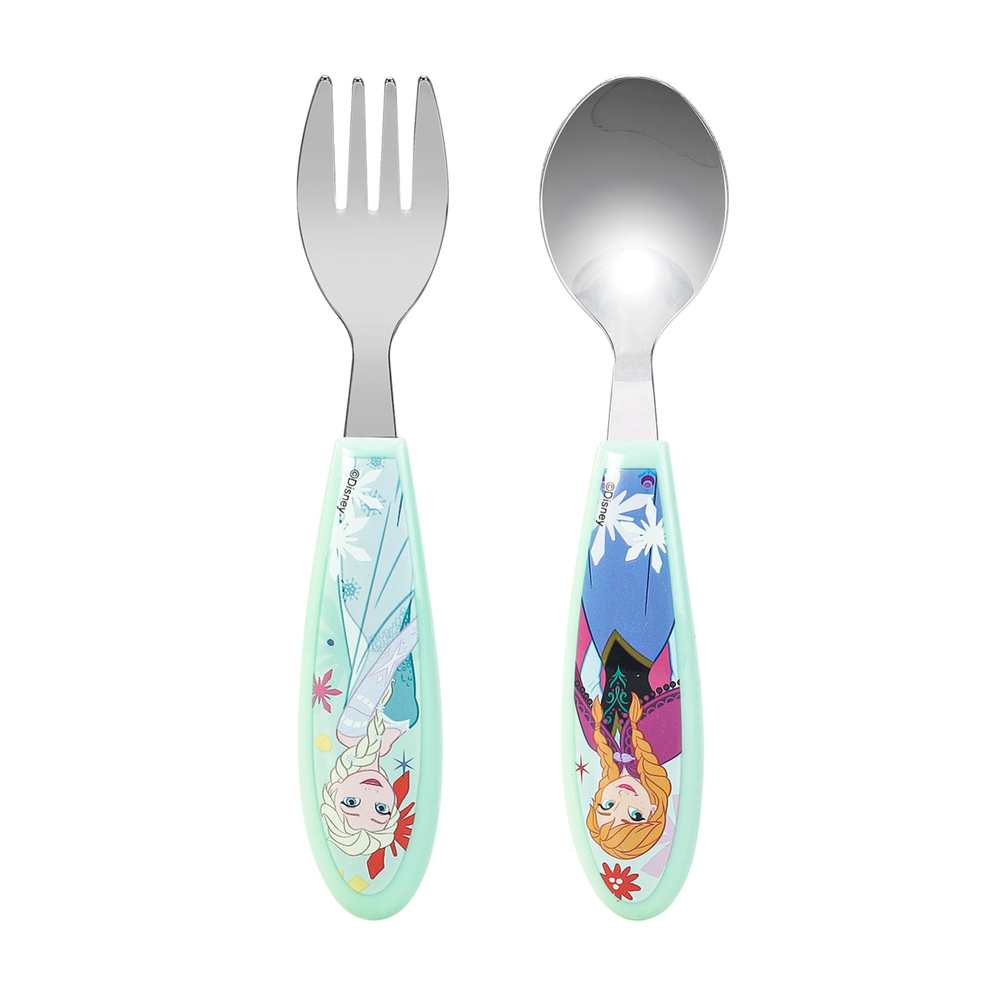 Frozen Kids 2 Piece Ergonomic Cutlery Set – Includes Fork and Spoon