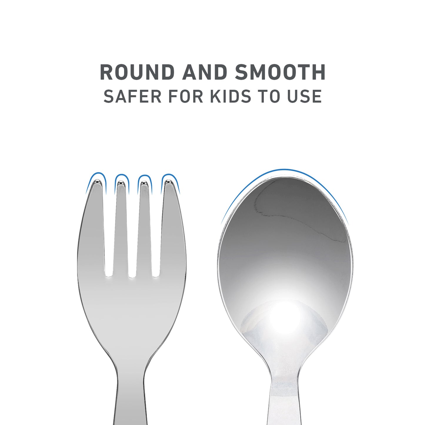 Frozen Kids 2 Piece Ergonomic Cutlery Set – Includes Fork and Spoon
