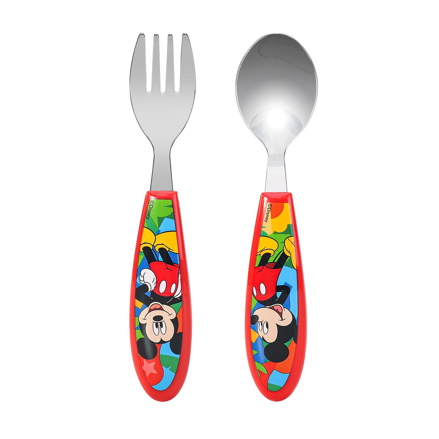 Mickey Mouse Kids 2 Piece Cutlery Set – Includes Fork and Spoon