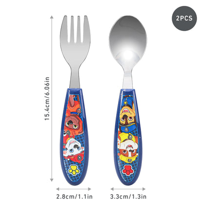 Paw Patrol Kids 2 Piece Cutlery Set – Includes Fork and Spoon
