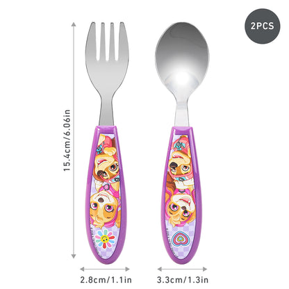 Paw Patrol Kids 2 Piece Cutlery Set – Includes Fork and Spoon