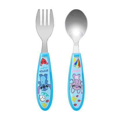 Stitch Kids 2 Piece Cutlery Set – Includes Fork and Spoon