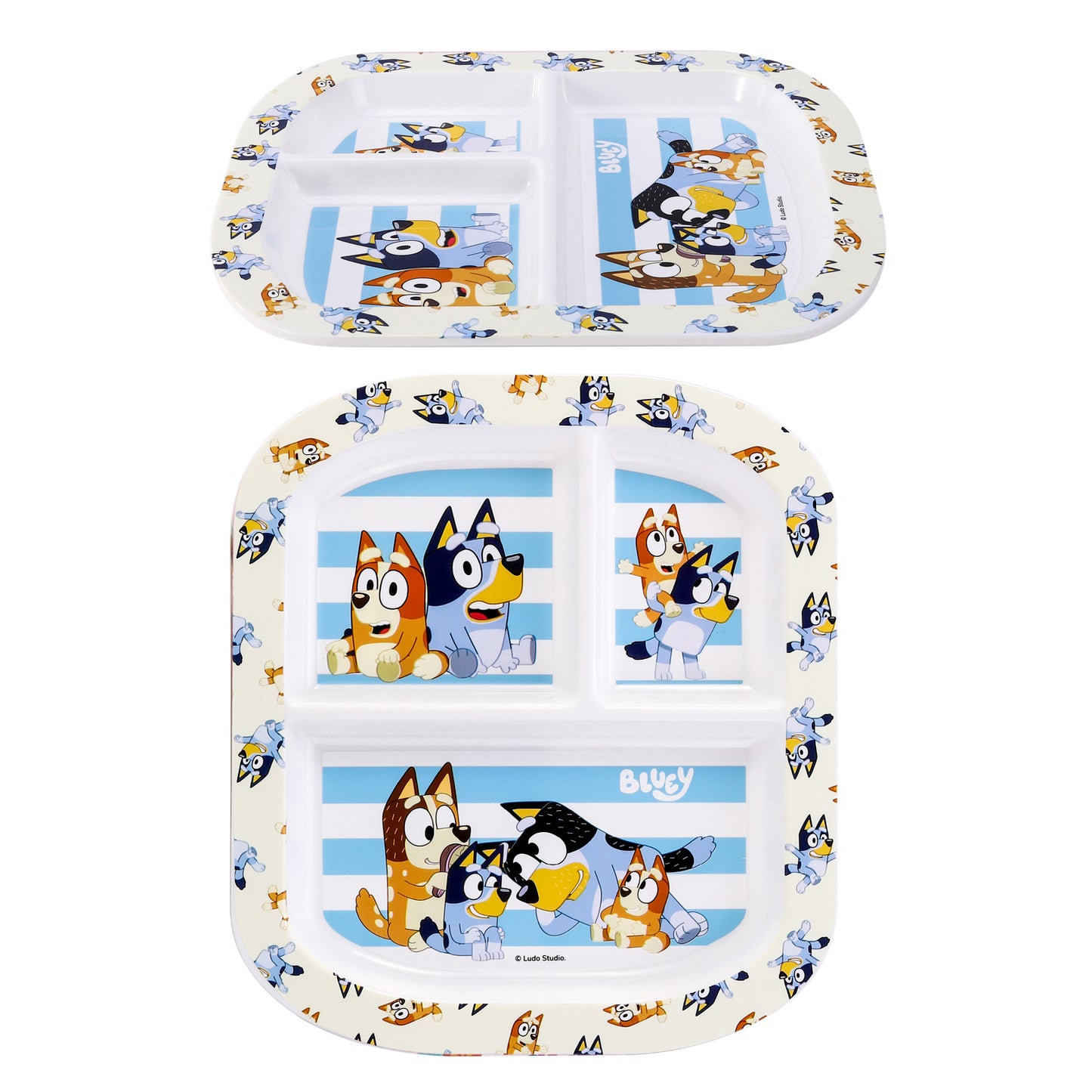 Bluey 3 Section Childrens Divided Breakfast Lunch Dinner Plate