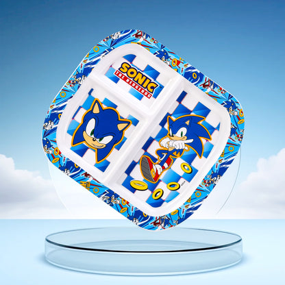 Sonic The Hedgehog 3 Section Childrens Divided Breakfast Lunch Dinner Plate