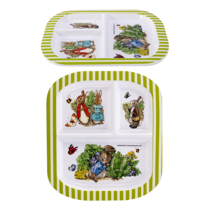Peter Rabbit 3 Section Childrens Divided Breakfast Lunch Dinner Plate
