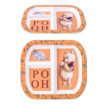 Winnie The Pooh 3 Section Childrens Divided Breakfast Lunch Dinner Plate