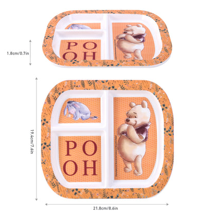 Winnie The Pooh 3 Section Childrens Divided Breakfast Lunch Dinner Plate