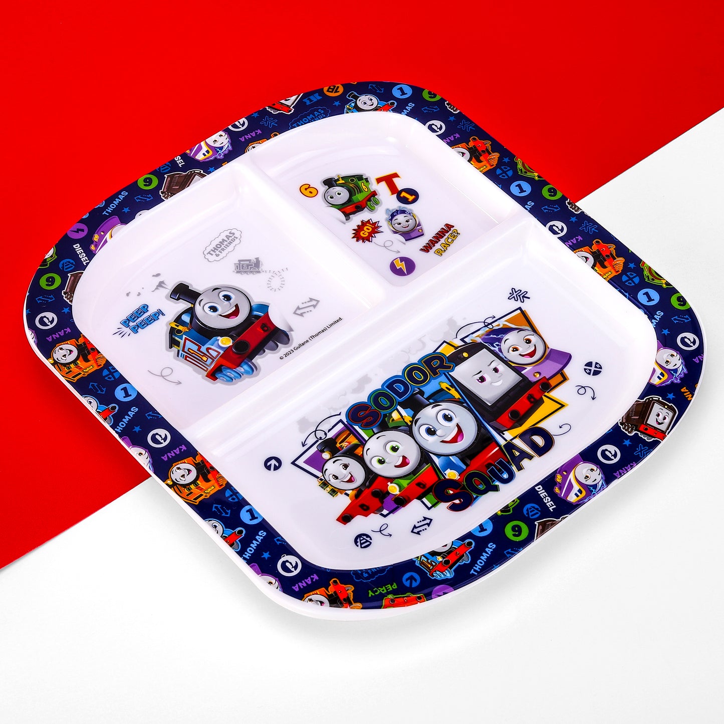 Thomas & Friends 3 Section Childrens Divided Breakfast Lunch Dinner Plate