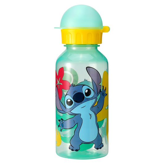 Stitch 370ml Water Bottle for Kids School Drinks Bottle Made of Durable Material Reusable BPA Free