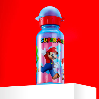 Super Mario 370ml Water Bottle for Kids School Drinks Bottle Made of Durable Material Reusable BPA Free