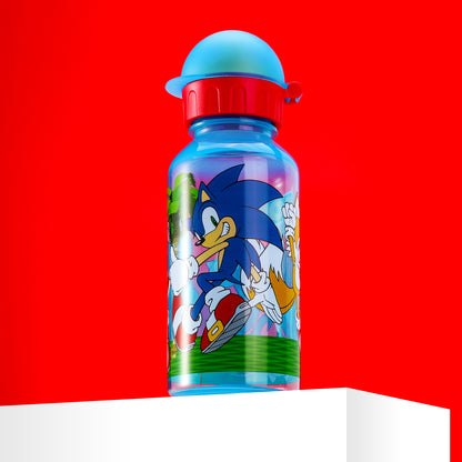 Sonic the Hedgehog 370ml Water Bottle for Kids School Drinks Bottle Made of Durable Material Reusable BPA Free
